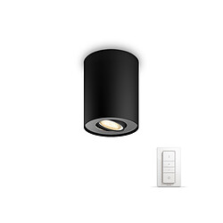 Avis Philips Hue White Ambiance PILLAR Spot 1x5.5W - Noir (télécommande incluse)