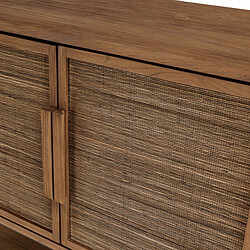 MACABANE Buffet 2 portes en bois de teck recyclé  pas cher