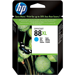 HP - Cartouche d'encre Cyan n° 88XL - C9393AE - 9 ml