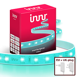 Innr Flex Light Colour 4m - Ruban LED connecté La bande LED lumineuse extra-longue aux 16 millions de couleurs - Lumière blanche et colorée - Compatible Philips HUE, Amazon Alexa