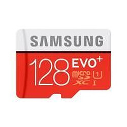 Samsung Carte micro SD 128 Go EVO PLUS classe 10 100Mo/s avec adaptateur SD Carte micro SD 128 Go EVO PLUS classe 10 100Mo/s avec adaptateur SD