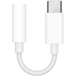 Apple Adaptateur USB-C vers mini-jack 3,5mm - MU7E2ZM/A