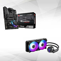 MSI Pack MPG B550 GAMING PLUS + MAG CORELIQUID 240R V2 