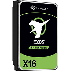 Seagate Technology SEAGATE Disque dur Exos X16 ST14000NM001G - Interne - 14 To - SATA (SATA/600) - 7200trs/mn - Buffer 256 Mo