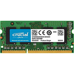 Crucial DDR3 4Gb 1333MHz CT4G3S1339MCEU PC3-10600 CL9 SODIMM 204pin 1.35V/1.5V for Mac (CT4G3S1339MCEU) Crucial DDR3 4Gb 1333MHz CT4G3S1339MCEU PC3-10600 CL9 SODIMM 204pin 1.35V/1.5V for Mac (CT4G3S1339MCEU)
