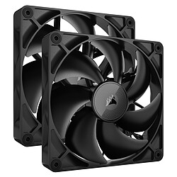 Corsair Starter Kit - iCUE LINK RX140 140mm PWM Fans - Noir Kit de démarrage ventilateurs - 140mm - LED - 2 ventilateurs