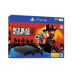 Sony Interactive Entertainment PS4 SLIM 1 To châssis E Black + Red Dead Redemption 2 - Standard Edition · Reconditionné PS4 SLIM 1 To châssis E Black + Red Dead Redemption 2 - Standard Edition