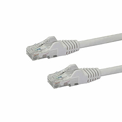 StarTech.com Câble réseau Cat6 UTP sans crochet de 50 cm - Blanc