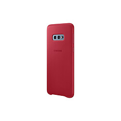 Samsung Coque Cuir Galaxy S10e - Rouge Bordeaux