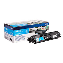 Brother Toner TN-321C - Cyan Toner d'origine Cyan TN-321C - Environ 1 500 pages