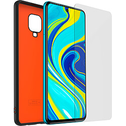 Pack Protection 360° TPU pour Xiaomi Redmi Note 9 Pro & 9S Pack comprenant 1 Coque de protection et 1 protège écran en verre trempé