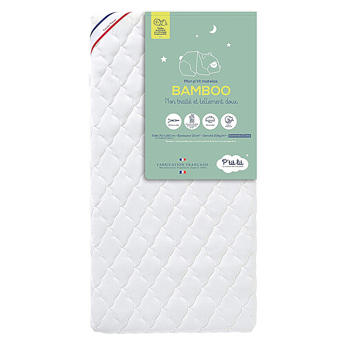 P'tit Lit Matelas Mon P'tit Matelas Bamboo - 70 x 140 cm