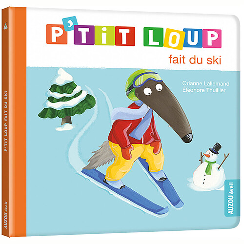 Auzou P'tit Loup fait du ski