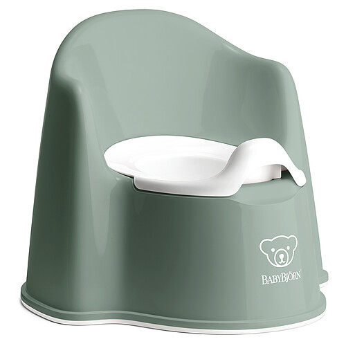 BabyBjörn Pot Fauteuil - Vert Profond et Blanc