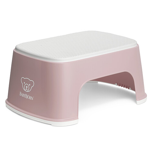 BabyBjörn Marchepied - Rose Pastel et Blanc