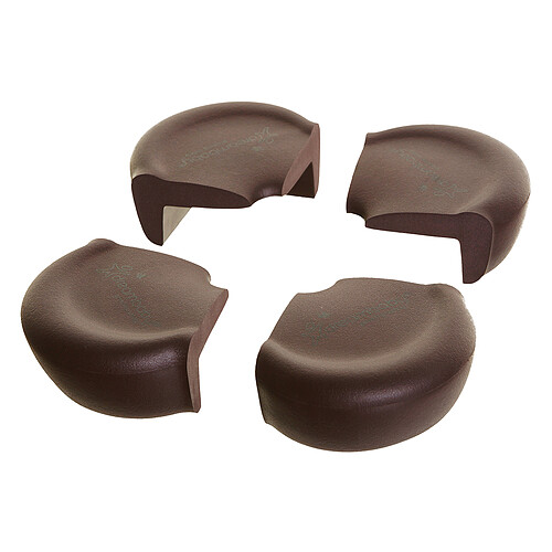 Dreambaby Lot de 4 Protections d'Angles Bump Guard - Brun