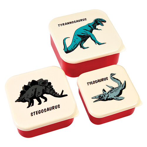 Rex London Lot de 3 Boîtes - Prehistoric Land