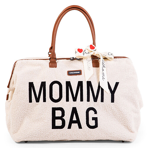 Childhome Mommy Bag Large Teddy - Off White