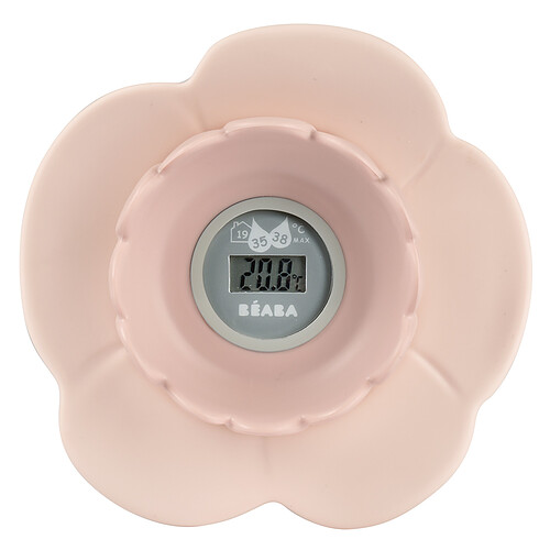 BÉABA Thermomètre de Bain Lotus - Old Pink
