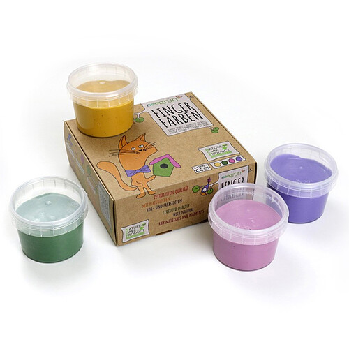 Neogrün Coffret de 4 Pots de Peinture Naturelle et Végan Luka