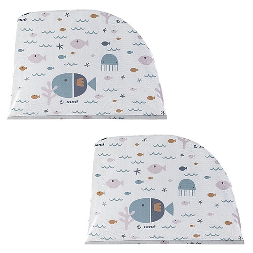 Jané Lot de 2 Chaussettes Pare-soleil L - Lazuli Blue