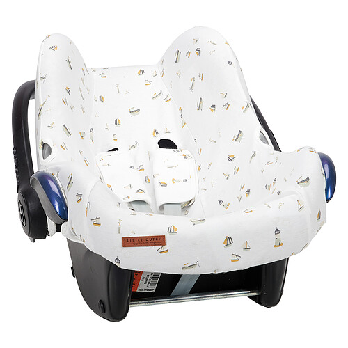 Little Dutch Housse de Protection Siège Auto Sailors Bay - White