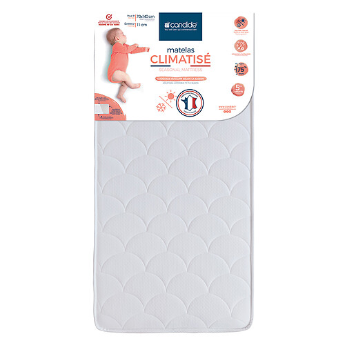 Candide Matelas Climatisé - 70 x 140 cm