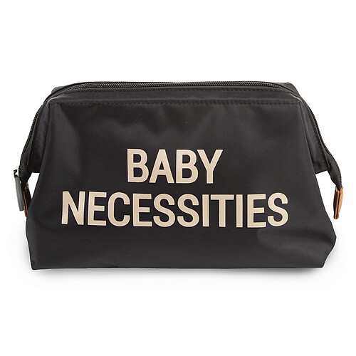 Childhome Trousse de Toilette Baby Necessities - Noir et Or