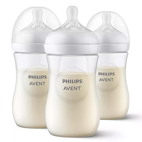 Philips Avent Lot de 3 Biberons Natural Response - 260 ml