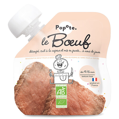 Popote Gourde Repas Bio Boeuf - 60 g