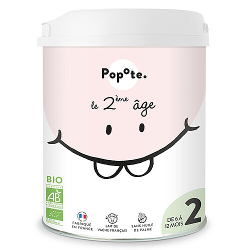 Popote Lait 2ème Âge Bio - 800 g