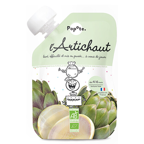 Popote Gourde Repas Bio Artichaut - 120 g