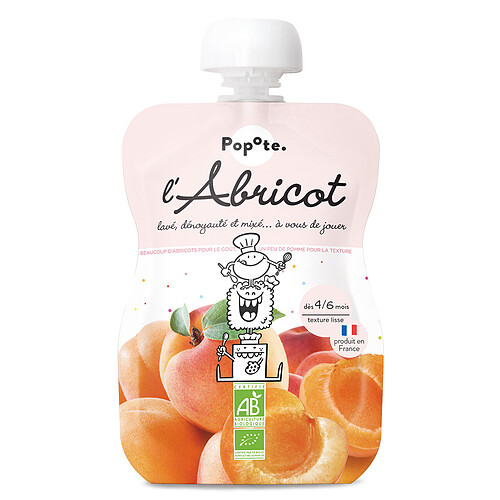 Popote Gourde Repas Bio Abricot - 120 g