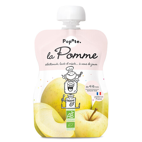Popote Gourde Repas Bio Pomme - 120 g