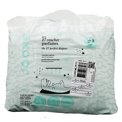 Joone Lot de 27 Couches Iconiques Malo - T3