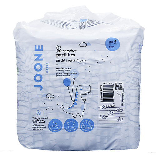 Joone Lot de 20 Couches Iconiques Malo - T5