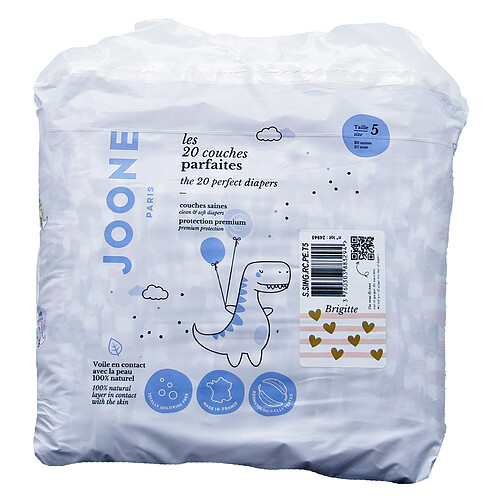 Joone Lot de 20 Couches Iconiques Brigitte - T5