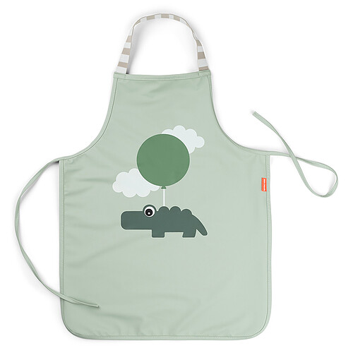 Done by Deer Tablier Imperméable - Happy Clouds Vert