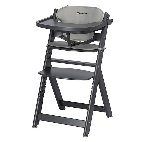 bébéconfort Chaise Haute Timba avec Coussin - Mineral Graphite