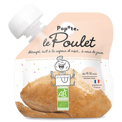 Popote Gourde Repas Bio Poulet - 60 g