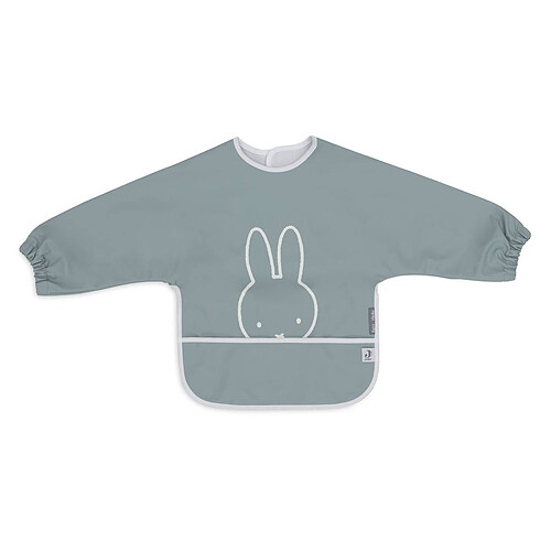 Jollein Bavoir à Manches Imperméable - Miffy Peekaboo Sea Green 
