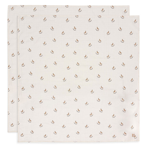 Jollein Lot de 2 Langes Gaze de Coton - Nostalgic Ride