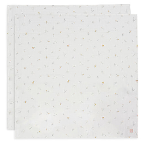 Jollein Lot de 2 Langes Gaze de Coton - Lovely Birds