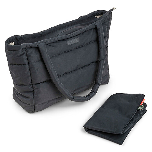 Done by Deer Sac à Langer Fourre-tout Matelassé - Noir 