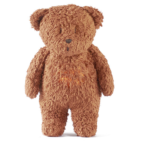 Peluche Veilleuse Musicale Ourson Moonie - Caramel