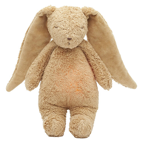 Peluche Veilleuse Musicale Lapin Moonie Cappuccino