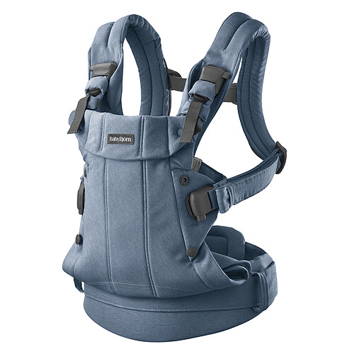 BabyBjörn Porte-bébé Harmony Tissé Chiné - Bleu