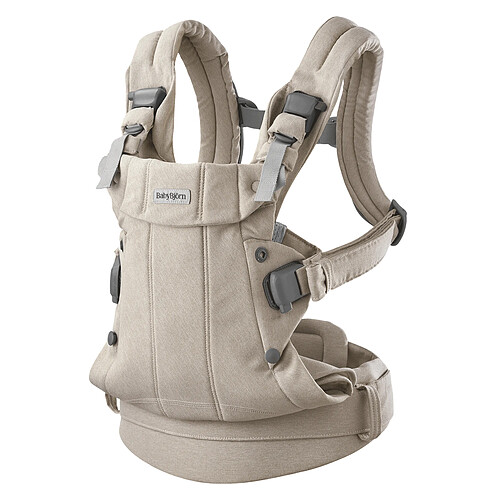 BabyBjörn Porte-bébé Harmony Tissé Chiné - Beige Clair