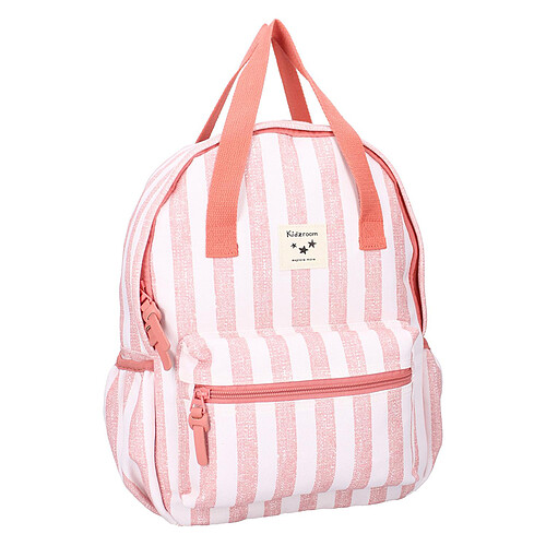 Kidzroom Sac à Dos à Anses - Rayures Rose
