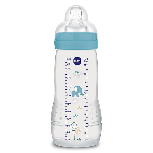MAM Biberon Easy Active 2ème Âge Océan - 330 ml